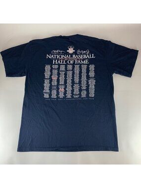 2007 Hall of Fame Tony Gwynn Cal Ripken Jr Gear for Sports Shirt XL READ